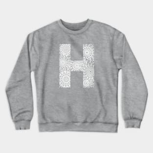 Letter H Crewneck Sweatshirt